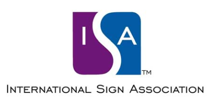 International Sign Association logo